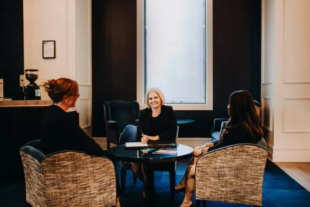 lawyers having a meeting